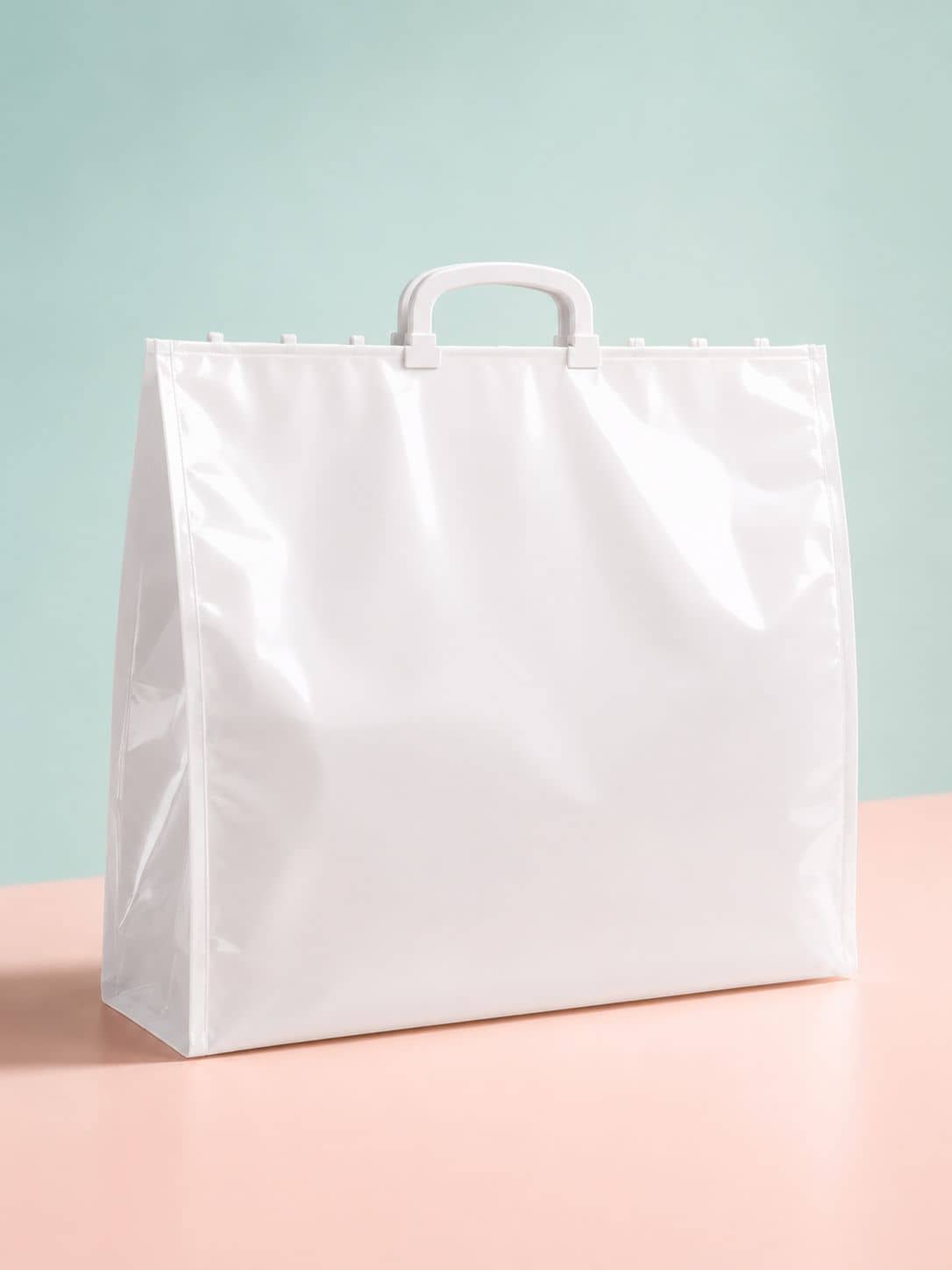 sac plastique poignees rapportees